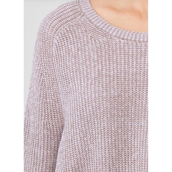 EILEEN FISHER Peruvian Organic Cotton Blend Crew Neck Top Sweater Oversized XXS - Picture 5 of 16